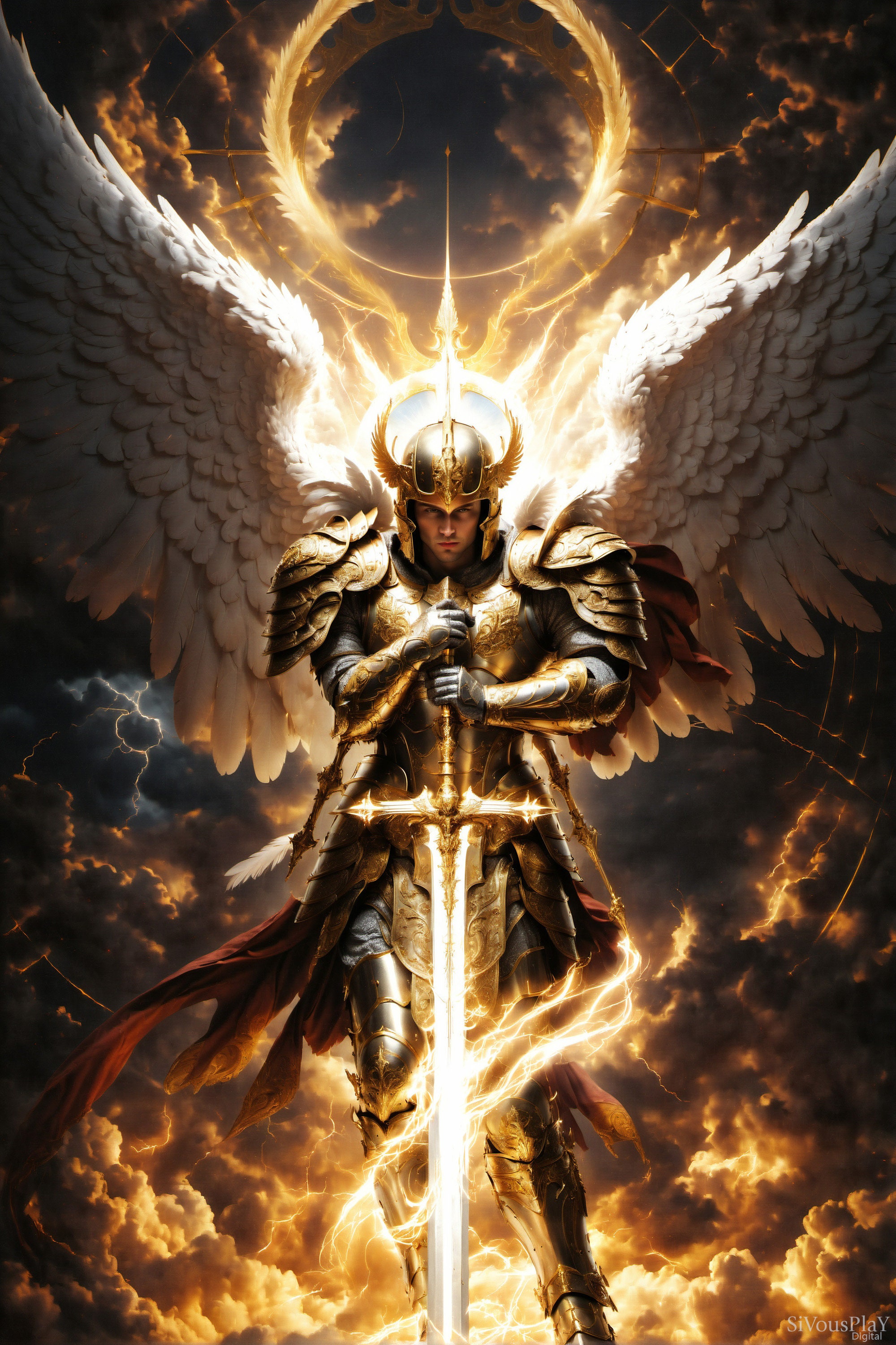 Archangels Collection 1, Instant Download, Printable Art, Fantasyart ...