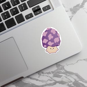 Lindo hongo / Adhesivo troquelado laminado / diario / adhesivo para computadora portátil / agenda / ilustrado / lindo