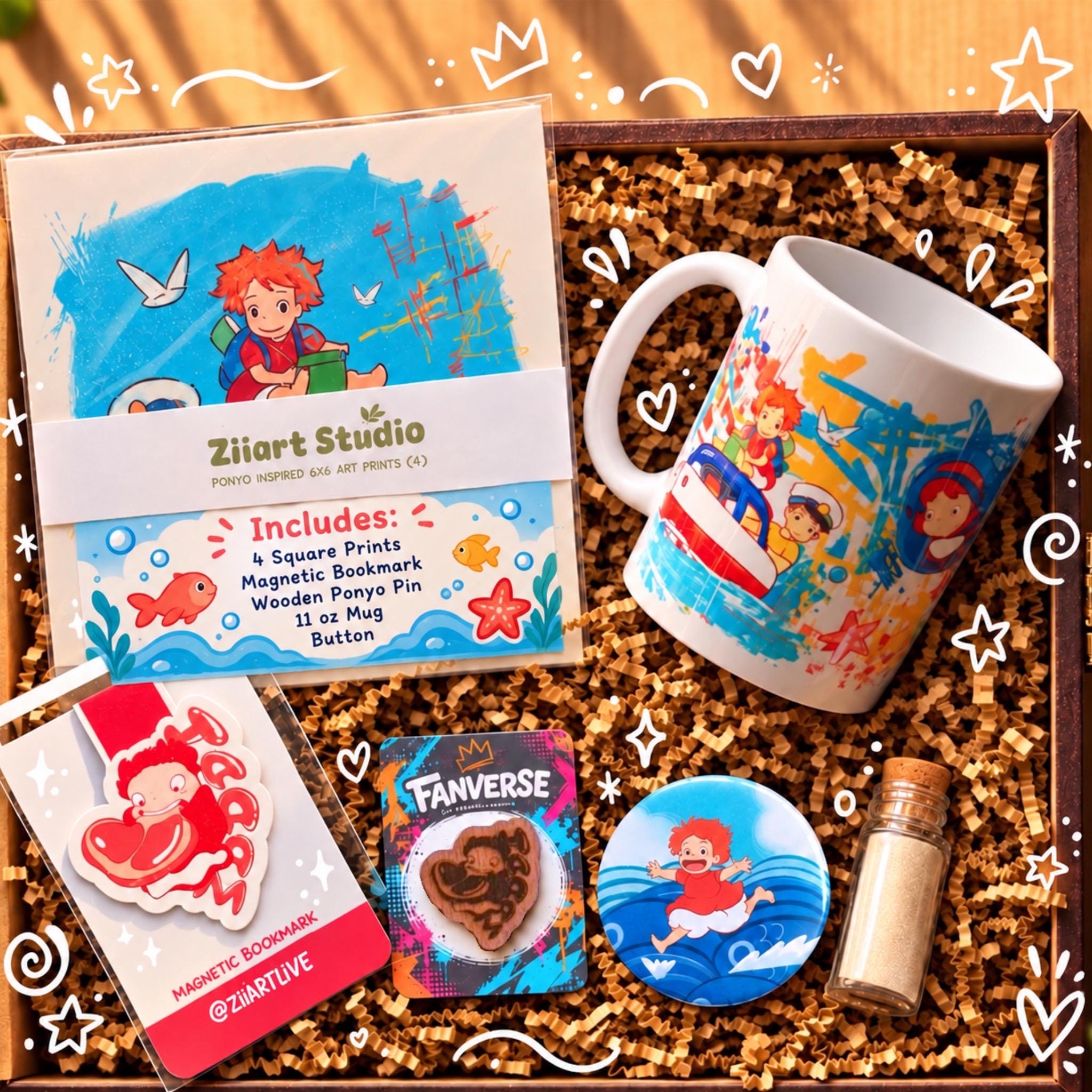 Ponyo mug - Etsy 日本