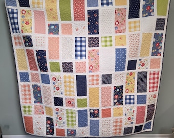 Floral Throw Quilt