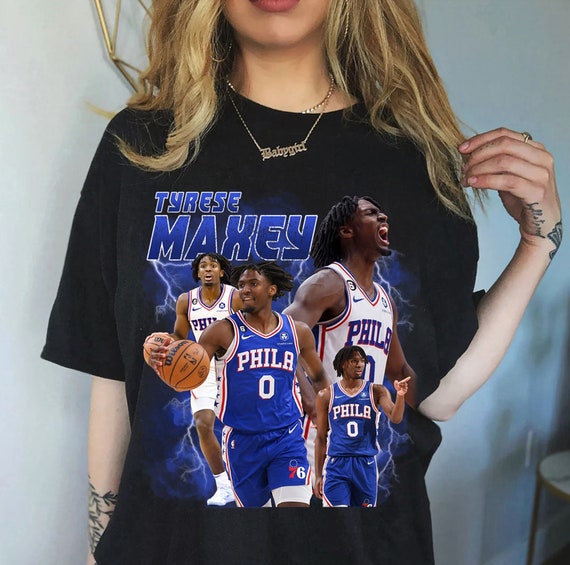 Official tyrese maxey sixers graphic T-shirt, hoodie, sweater