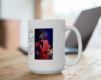 George Michael Heal The Pain Lyric Song Lyrics Ceramic Mug 15oz