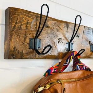 Rustic Farmhouse Coat Rack distressed wood, entryway organizer, bathroom decor, wood coat rack, wall coat rack, coat hook, farmhouse decor