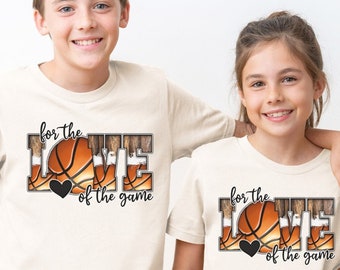 Kids For The Of The Game Basketball T Shirt, Kids Basketball Shirt, Kids Basketball Lover Shirt, Kids Basketball Vibes Shirt, Game Day Tee