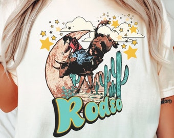 Western Rodeo Comfort Colors Shirt, Vintage Rodeo Shirt, Retro Western Graphic Tee, Trendy Country T-Shirt, Cowboy T Shirt, Cowgirl TShirt