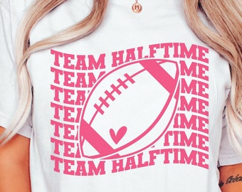 Comfort Colors Womens Football Shirt, Team Halftime Shirt, Game Day Shirt, Sunday Football Shirt, Funny Football Shirt, Cute Football Tee