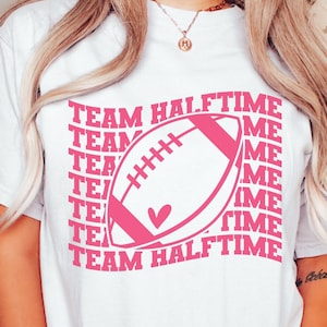 Comfort Colors Womens Football Shirt, Team Halftime Shirt, Game Day Shirt, Sunday Football Shirt, Funny Football Shirt, Cute Football Tee