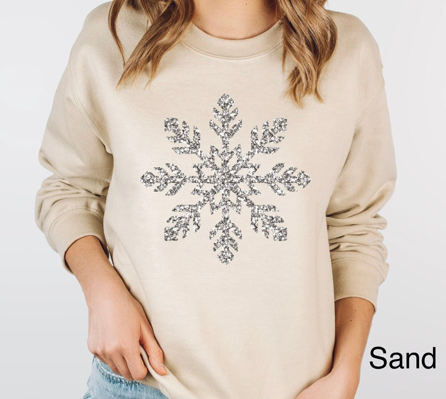Snowflake Sweatshirt - Etsy
