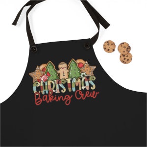 Christmas Baking Crew Apron, Christmas Unisex Apron, Christmas Cookie Apron, Group Baking Aprons, Family Christmas Apron, Christmas Baking