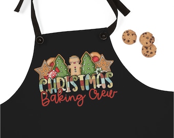 Tablier de cuisine de Noël, Tablier unisexe de Noël, Tablier de biscuits de Noël, Tabliers de pâtisserie de groupe, Tablier de Noël en famille, Cuisine de Noël
