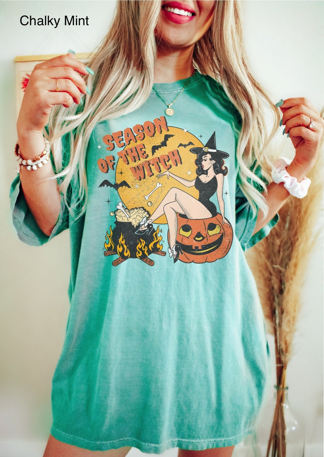 Comfort Colors Season of the Witch Halloween Shirt Vintage Witch T ...