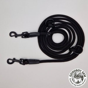 Adjustable Hands Free Dog Leash Rope Small Dogs Black