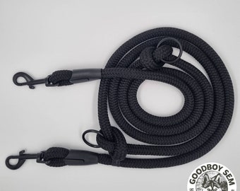 Adjustable Hands Free Dog Leash Black