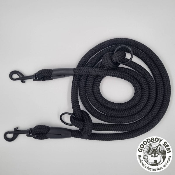 Adjustable Hands Free Dog Leash Black