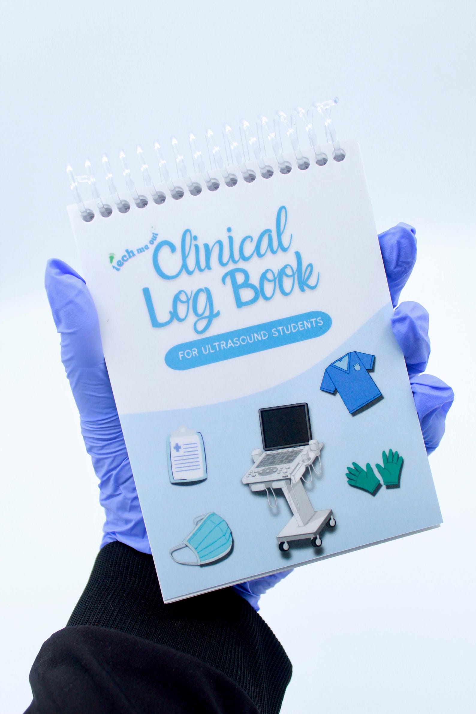 Clinical Rotation Tracker Clinical Log Book for Sonography Students | Spiral Bound Portable ...