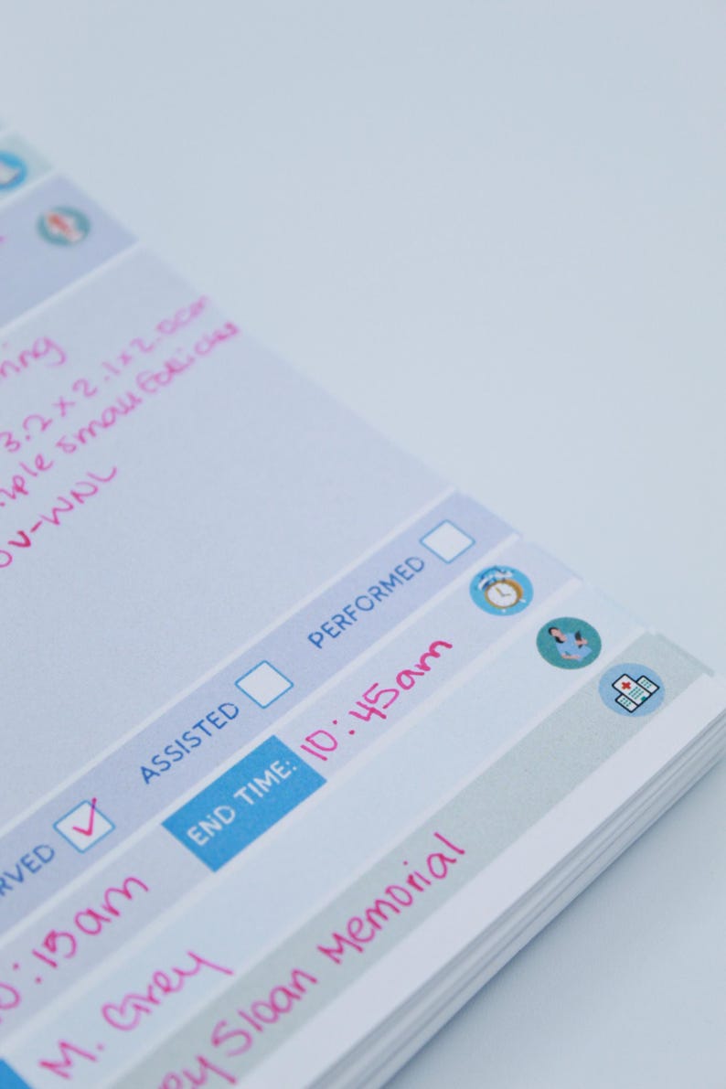 Clinical Rotation Tracker Clinical Log Book for Sonography Students | Spiral Bound Portable ...