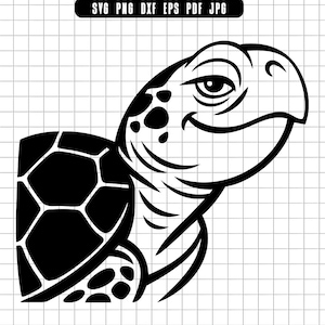 Turtle Svg, Sea Turtle Svg, Tortoise Svg, Ocean Animal Svg, Turtle Clipart Svg