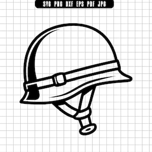 Military helmet Svg, Soldier helmet Svg, Army gear Svg, Combat helmet Svg, Tactical helmet Svg, War gear Svg