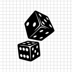 Dice Svg, Gambling Dice Svg, Casino Svg, Dice Clipart, Dice Cut File, Rolling Dice Svg, Digital File, Svg File, Instant Download