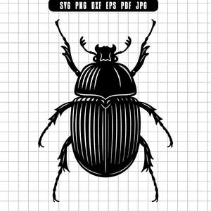 Scarab Beetle Svg, Beetle Insect Svg, Scarab Clipart Svg, Bug Cut File, Digital File, Clipart, Instant Download