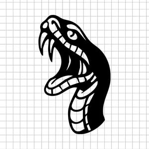 Snake Head Svg, Hissing Snake Svg, Cobra Svg, Serpent Svg, Viper Svg, Reptile Svg, Wild Animal Svg, Snake Clipart, Cut File, Digital Svg