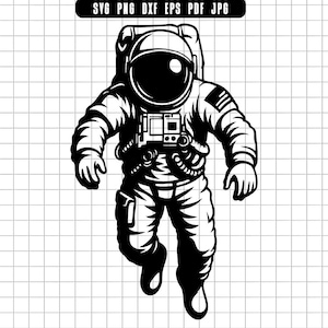 Astronaut Svg, Space Svg, Space Explorer Svg, Spaceman Svg, Astronaut Cut File Svg, Astronaut Clipart Svg, Astronaut Dxf Svg