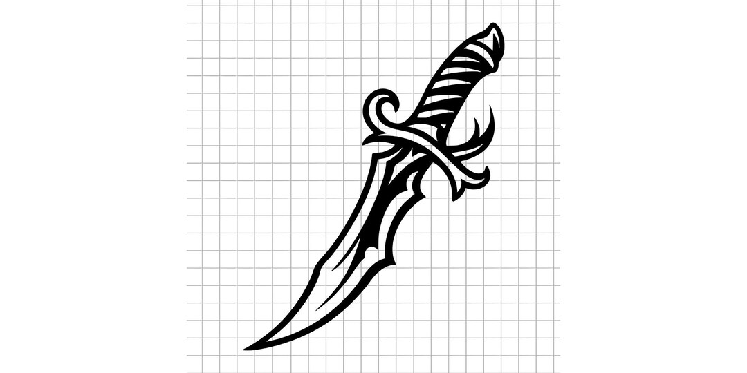 Dagger Svg, Knife Svg, Tattoo Knife Svg, Weapon Clipart Svg, Blade Svg ...