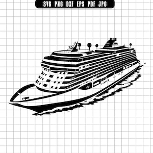 Cruise Ship Svg, Cruise Ship Png, Cruise Ship Dxf, Cruise Ship Eps, Cruise Ship Pdf, Cruise Ship Jpg, Cruise Ship Cut File, Cruise Ship