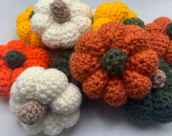 Crochet Pumpkins - Mini