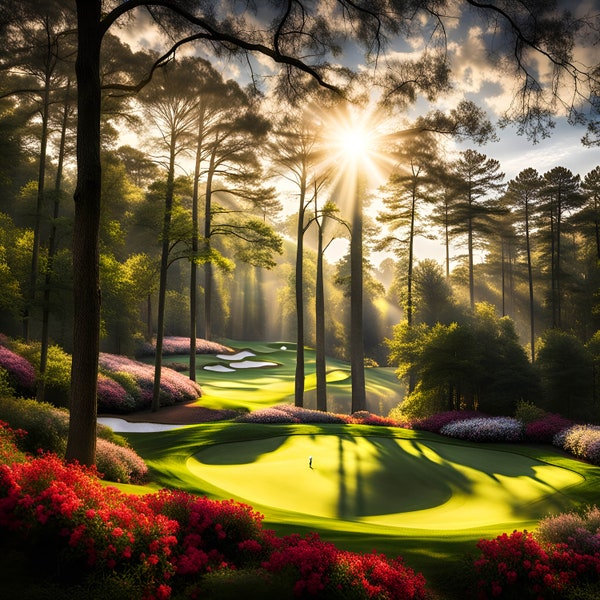 Wall Art | Sport | Golf | Augusta National |Home Office | Wall Decor | Digital Prints | Poster | Download | Golf Prints