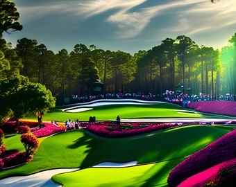 Wall Art | Sport | Golf | Augusta National |Home Office | Wall Decor | Digital Prints | Poster | Download | Golf Prints