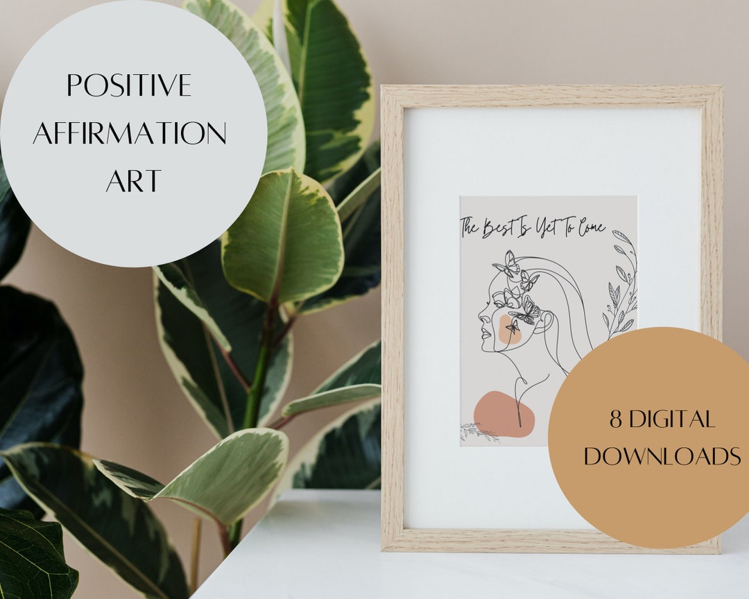 Minimal Motivational Wall Art - Etsy