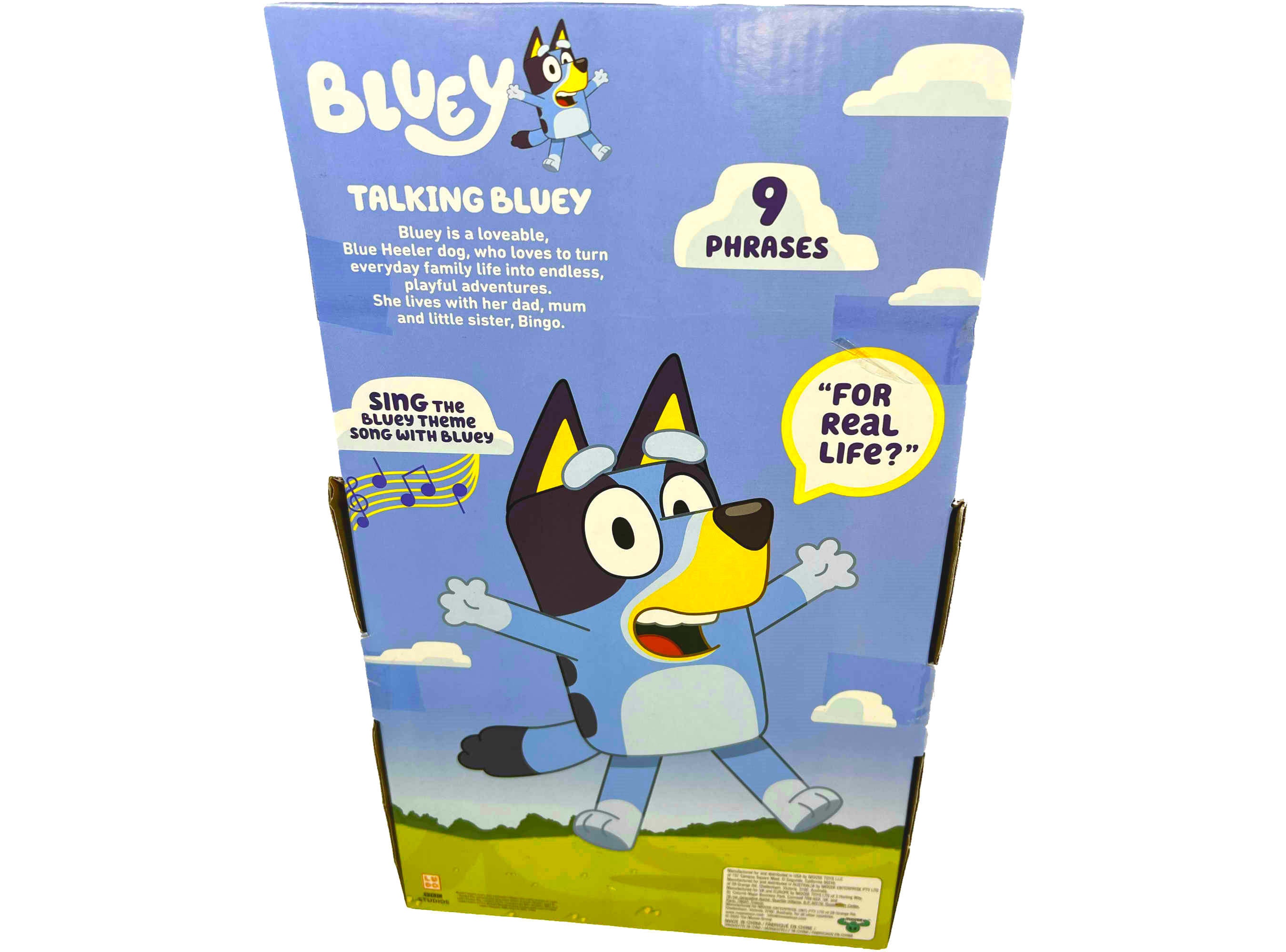 Switch Adapted Talking Bluey Plush Toy Adapted Toy Speech Therapy