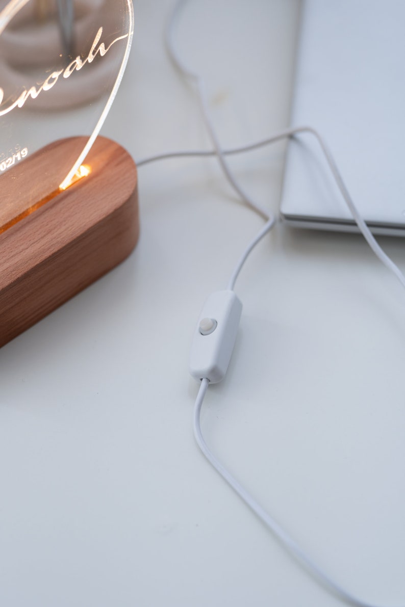 Baby Night Light Cute Rainbow Night Light Personalized Night Etsy