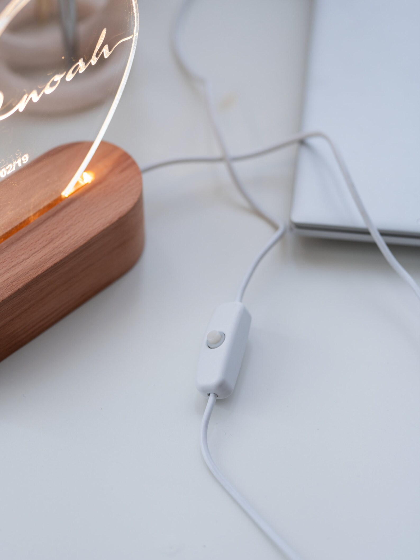 Personalized Train Night Light Baby Boy Night Light Birthday Etsy