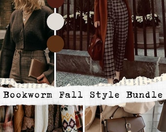 Bookworm Fall Thrifted Style Bundle Mystery Clothes Box Custom Personal Style Collection Secondhand Fall Essentials Schoolgirl Aesthetic