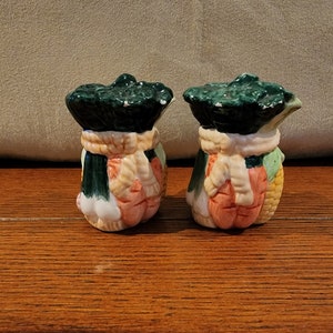 Ceramic Vegetable Bundle Salt and Pepper Shakers