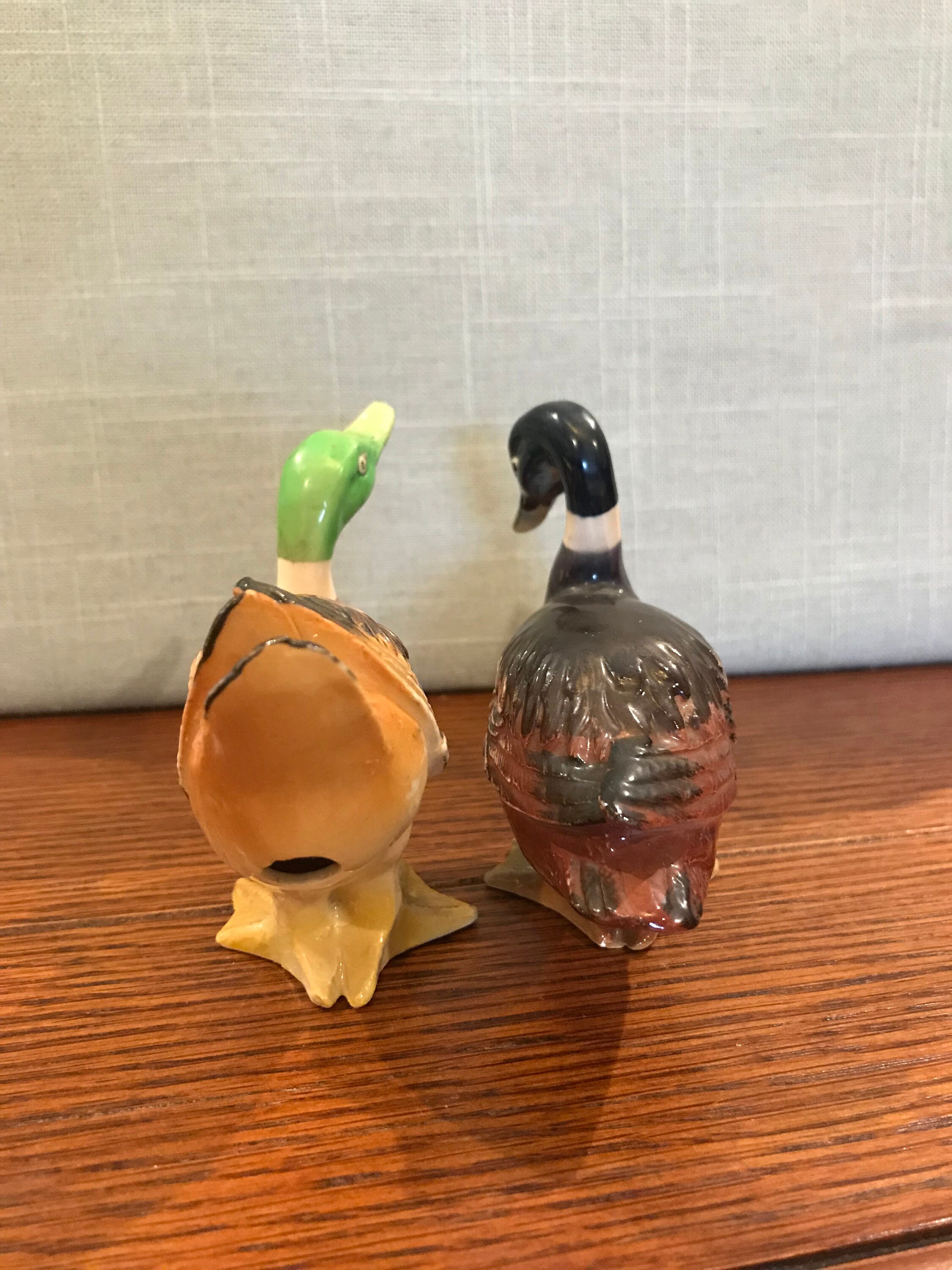Ceramic Mallard Ducks Made in Japan Salt and Pepper Shakers Etsy