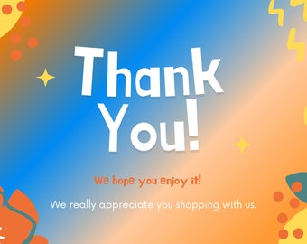 Thank You Card