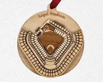Angel Stadium - Los Angeles Angels Field -- 3D Ornament/Wall Decor