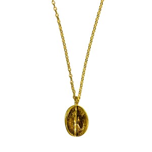 American USA Vintage Dollar Coin Curb Link Yellow Gold Vermeil Sterling Silver Chain Pendant Necklace