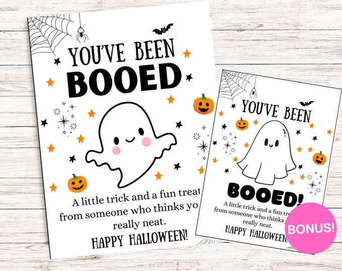 You #39 ve Been Booed Halloween Printable Instant Digital Download You #39 ve You #39 ve Been Booed Halloween Printable Instant Digital Download You #39 ve