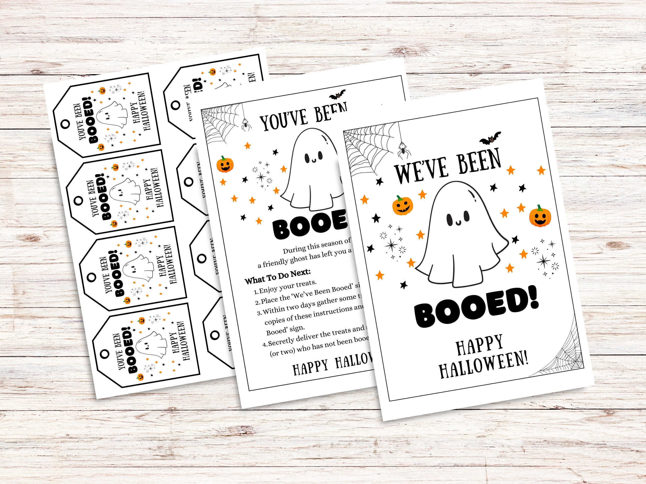You Have Been Booed Printable, Booed Bundle, Instant Digital Download ...