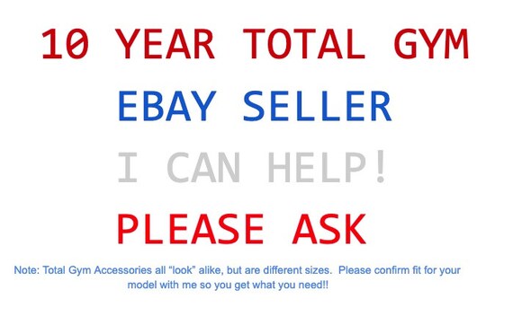 Total Gym Replacement Wingbar Arm Covers Etsy