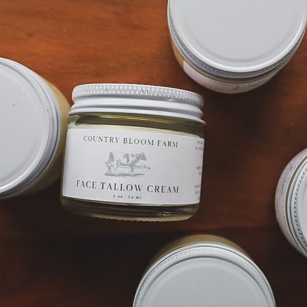 Tallow Face Cream | All Natural | Organic | Farm to Skin