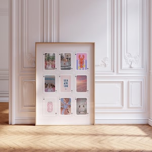 Benutzerdefinierte Spielkarte Druck, trendige Wandkunst, Geschenk für sie individuelle Fotodruck Geschenkidee, beste Freundin Geschenk, Freundgeschenk, Multi Card Poster