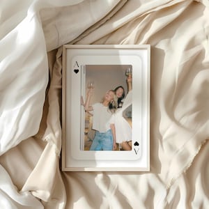 Custom Playing Card Prints, Trendy Wall Art, Best Friend Gift For Her Custom Photo Print Gift Idea, Best friend gift, boyfriend gift