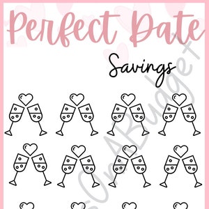A6 Perfect Night Savings Tacker/ Savings Challenge |For A6 Cash Envelopes/Binders| Printable Savings Challenge