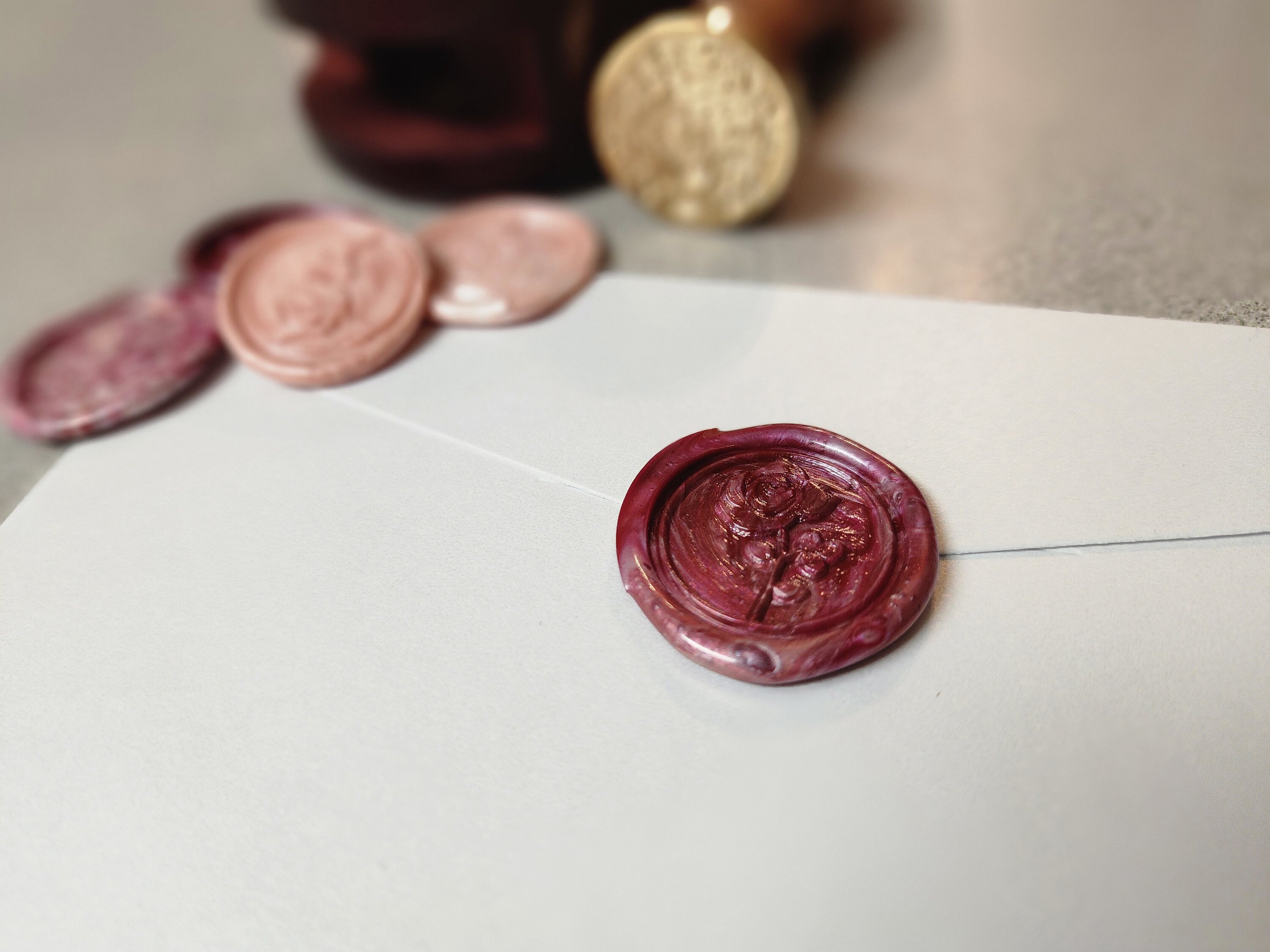 Premade Wax Sealsantique Botanical Wax Seals Floral Wax Etsy