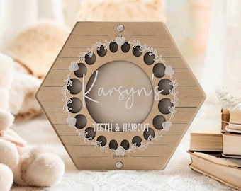 Personalized Wooden Tooth Keepsake Box: Baby Tooth Holder